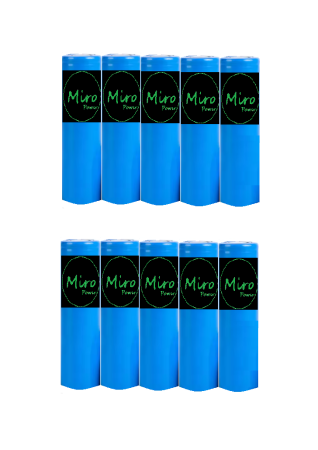 Set 10 baterii reincarcabile Miro Power Li-ion model 14500 3.7v 600Mah - Miro Power [0]