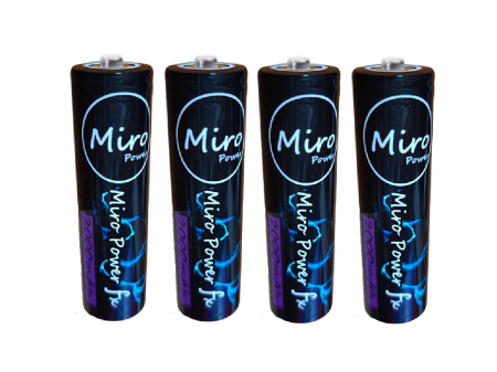 Acumulatori Li-ion - Set 4 baterii reincarcabile Li-Ion 18650 Miro Power 2000MAh 3.7V