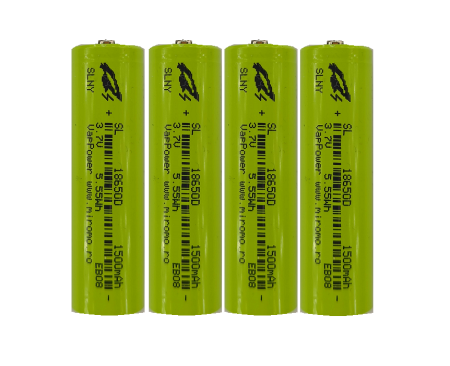 Acumulatori Li-ion - Set 4 baterii reincarcabile Li-Ion model 18650 1500MAh 3.7v - Miro Power - Miro Power