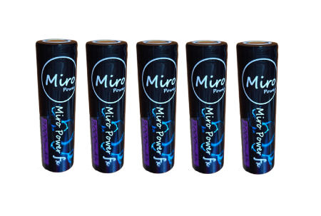 Acumulatori Li-ion - Set 5 acumulatori Li-ion Miro Power 18650 2000MAh 3.7V , incarcare 4.2v , curent de descarcare 6000MAh pentru lanterne, aparate de vapat, jucarii si alte dispozitive