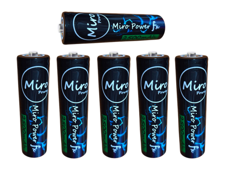 Acumulatori Li-ion - Set 6 baterii reincarcabile Li-ion Miro Power 18650 2500Mah 3.7v