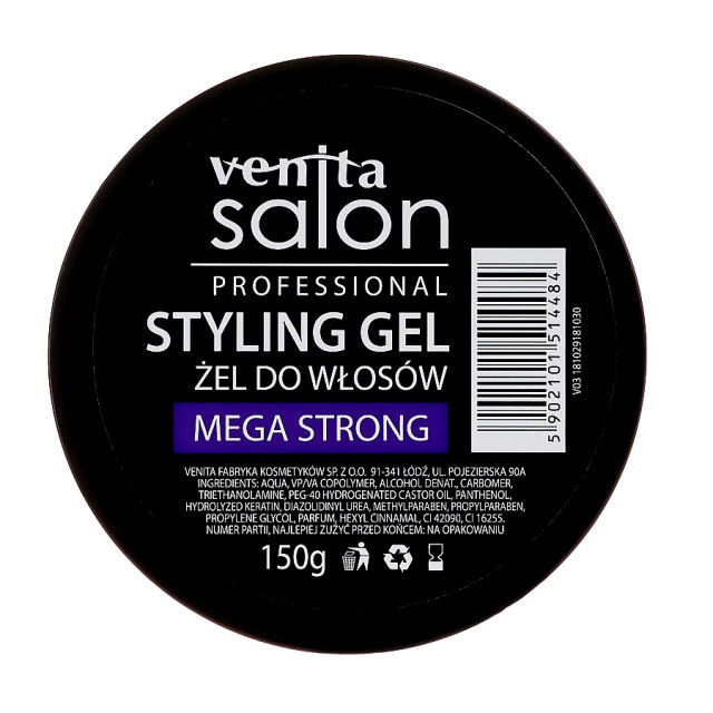 Gel de par Venita Salon Professional Mega Strong, 150 g [1]