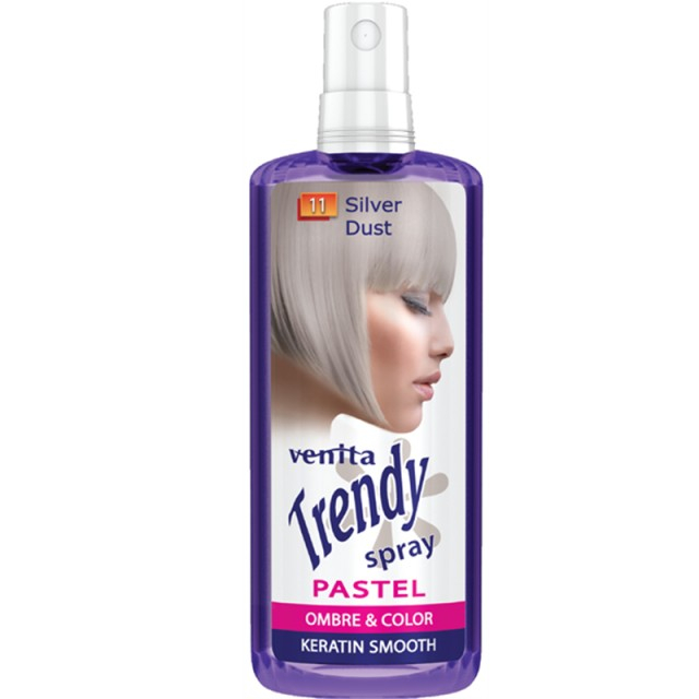 Spray colorant Venita Trendy Pastel 11 silver dust [1]