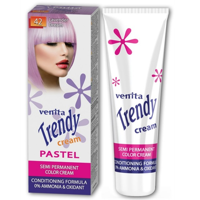 Vopsea semipermanenta Venita Trendy Cream 42 lavender dream [1]