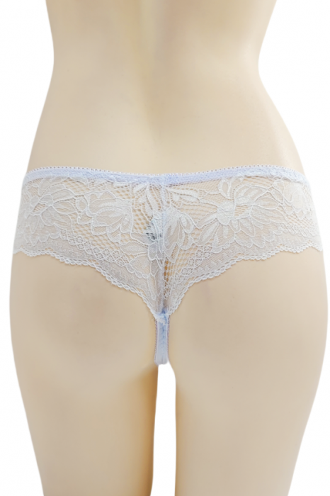 Chiloti brazilieni cu dantela C21029alb [4]