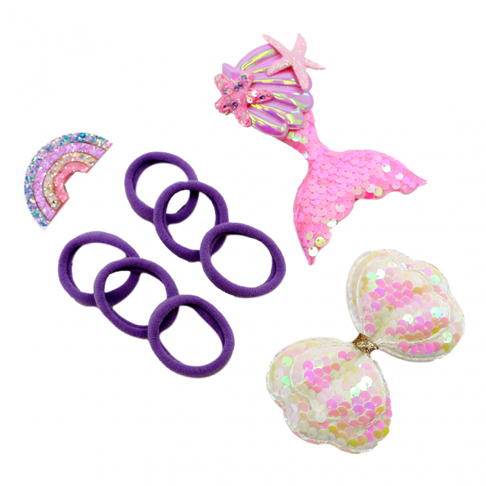 Set 9 accesorii de par A2-3437-8roz [1]