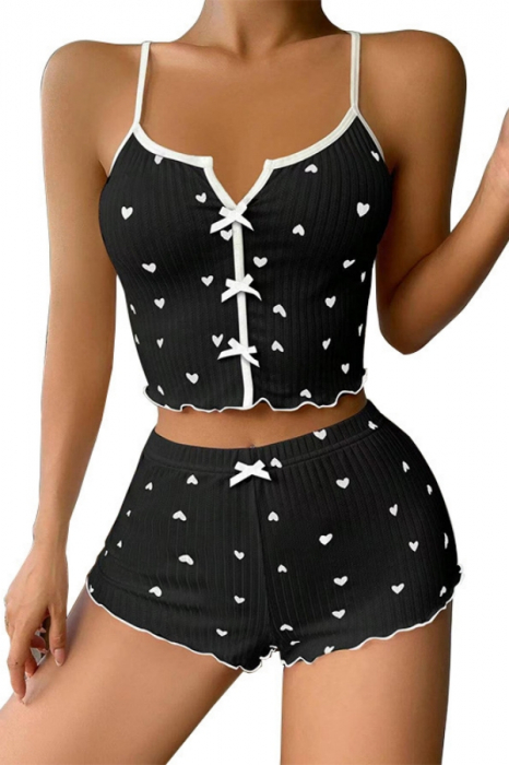 Set pijama sexy 2 piese, maiou si pantaloni scurti SUSU-016 [1]