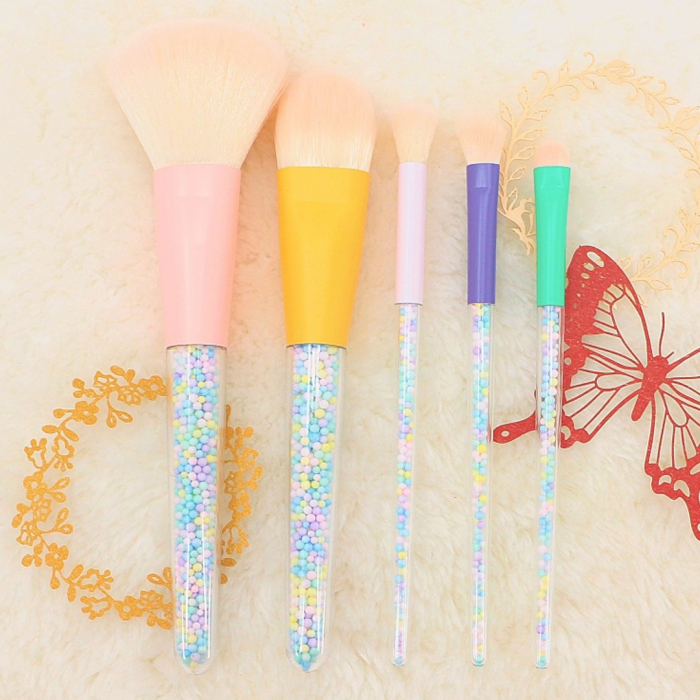 Set portabil cu 5 pensule machiaj MP-502 [4]