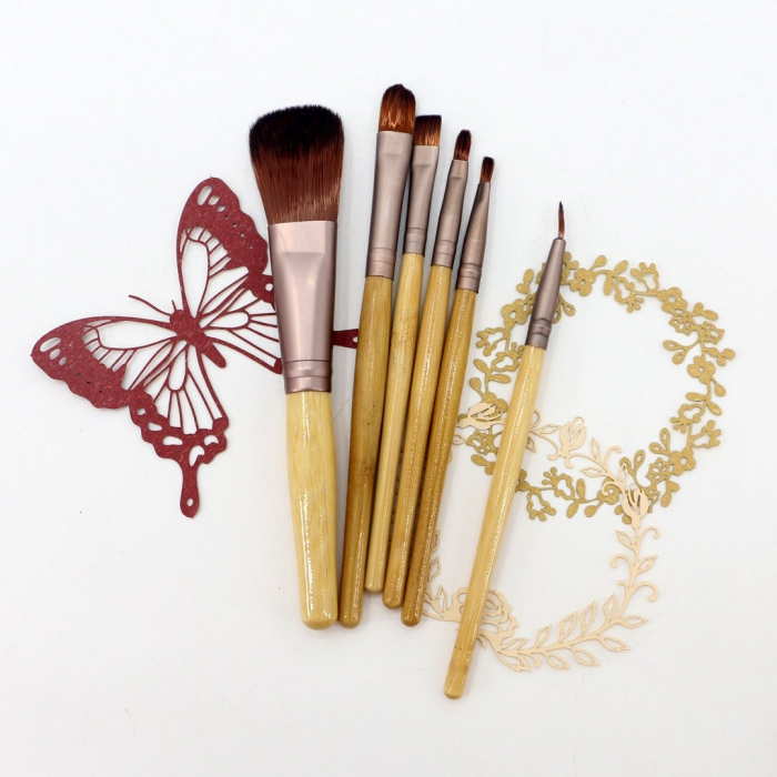 Set portabil cu 6 pensule machiaj MP-601 [3]