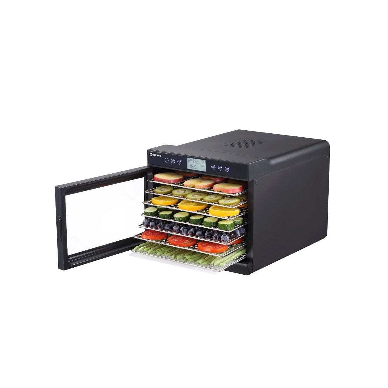 Deshidrator alimente, capacitate 7 tavi 375x300 mm, afisaj digital, 500W,345x450x(H)315mm  [0]