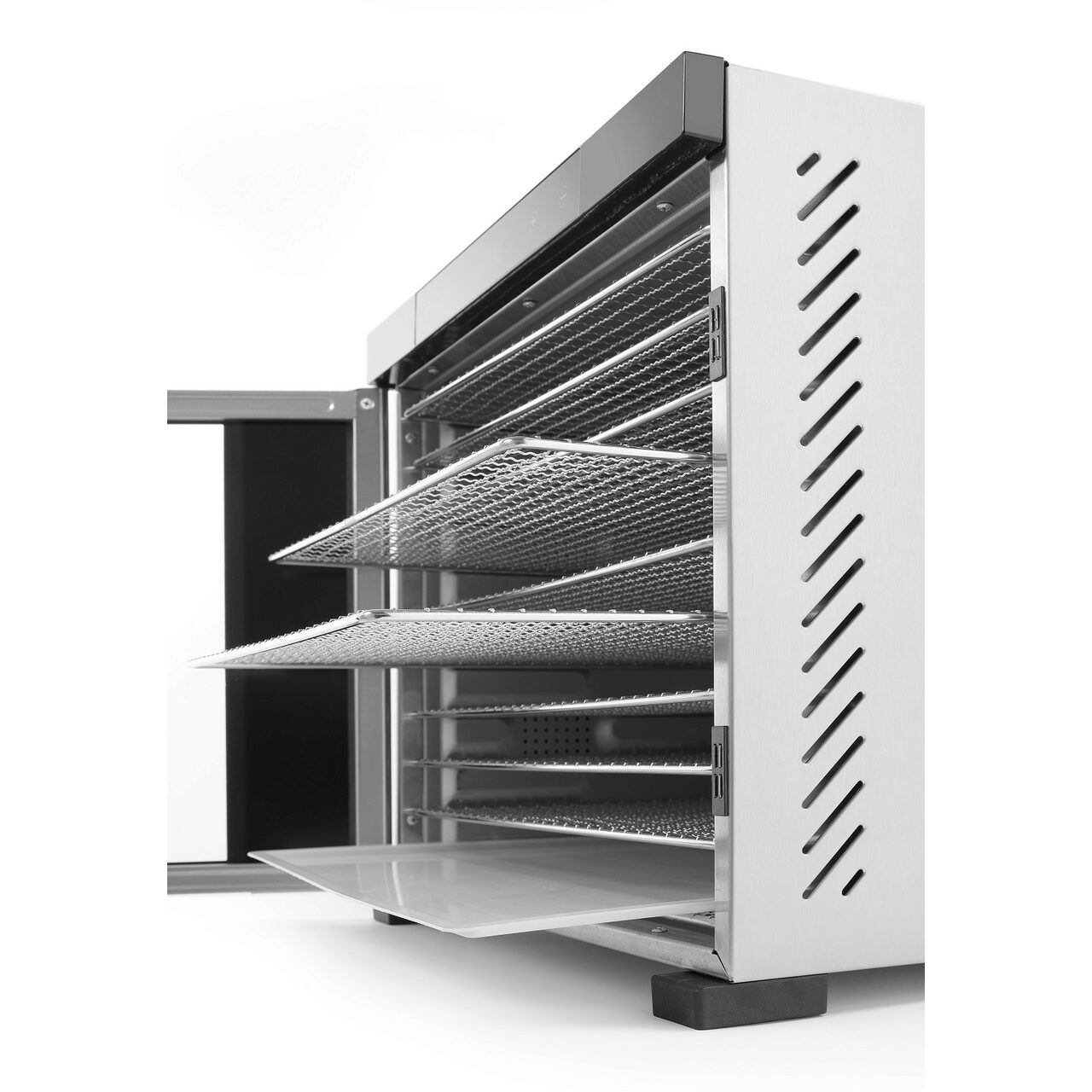 Deshidrator alimente Hendi Profi Line, 1000 W, 10 tavi, Temperatura reglabila 35-75?C, Gri [2]