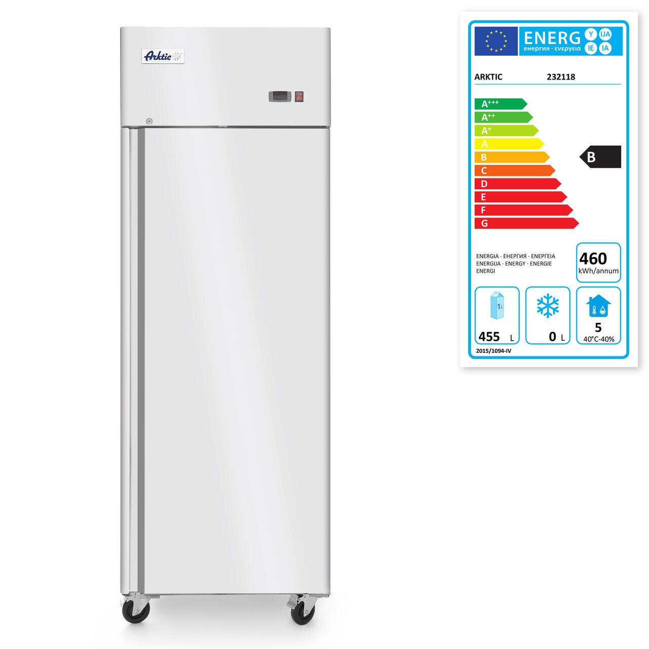 Dulap frigorific by Hendi cu 1 usa 670 l, Arktic, Profi Line, GN 2/1, 230V/220W, 730x805x(H)2065mm [4]