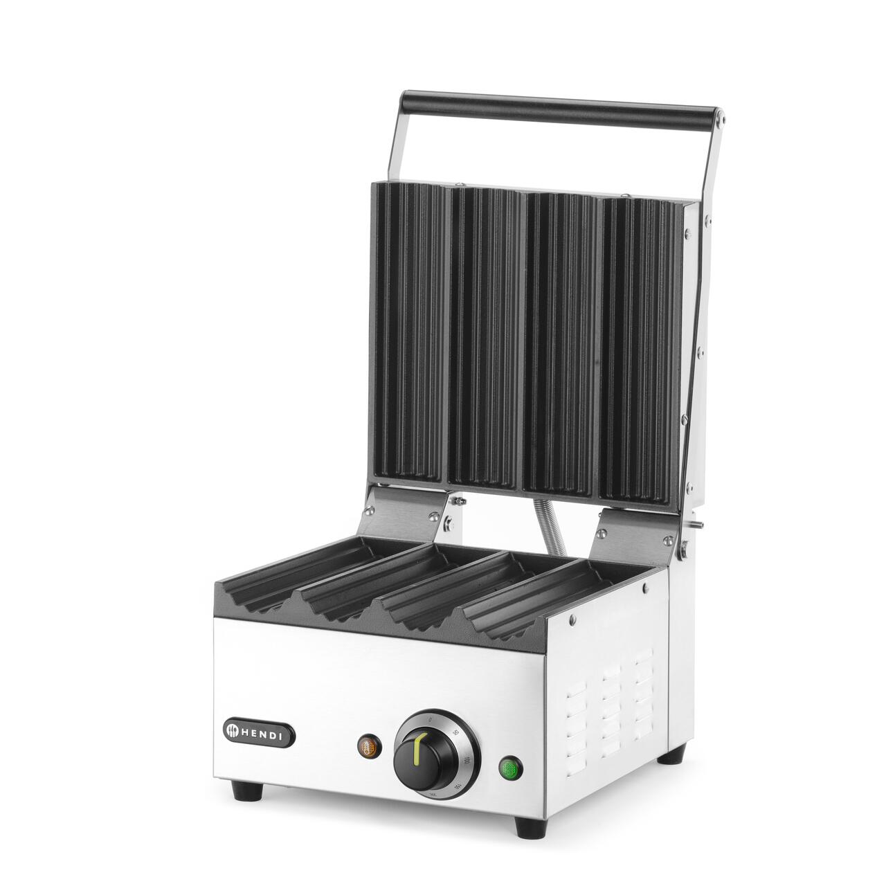 Contact Grill pentru hot dog și wrap-uri 220-240V/1800W, 385x285x(H)254mm [1]