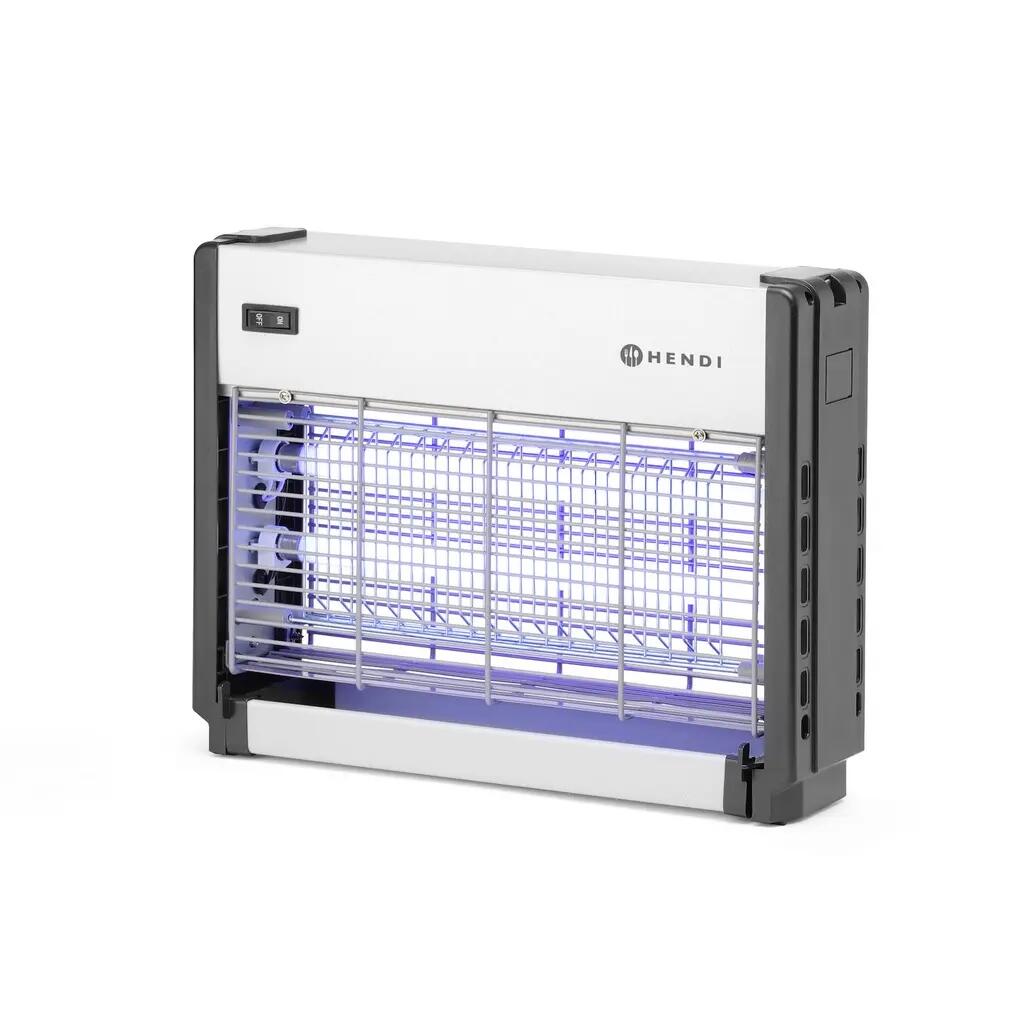 Capcana insecte cu 2 lampi 9W, voltaj mare 2000-2500V - acoperire 50 mp - Hendi - 335x90x(H)260 mm [3]