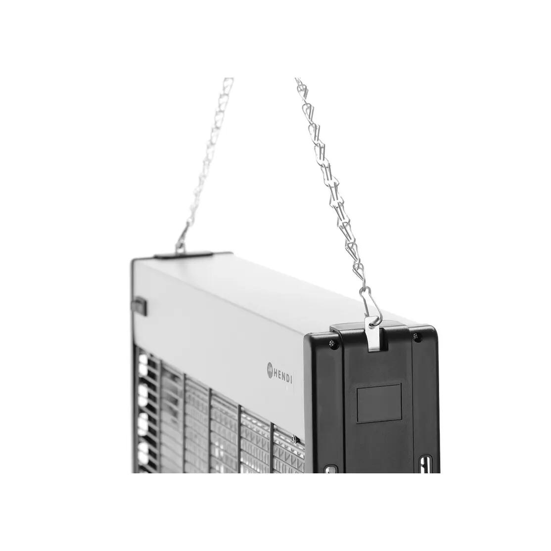 Capcana insecte cu 2 lampi 9W, voltaj mare 2000-2500V - acoperire 50 mp - Hendi - 335x90x(H)260 mm [5]