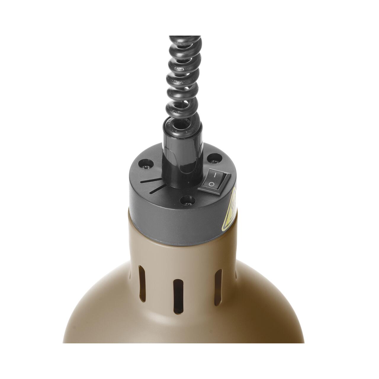 Lampa de caldura cilindrica HENDI, bej, 230V/250W, 175x(H)250mm [1]