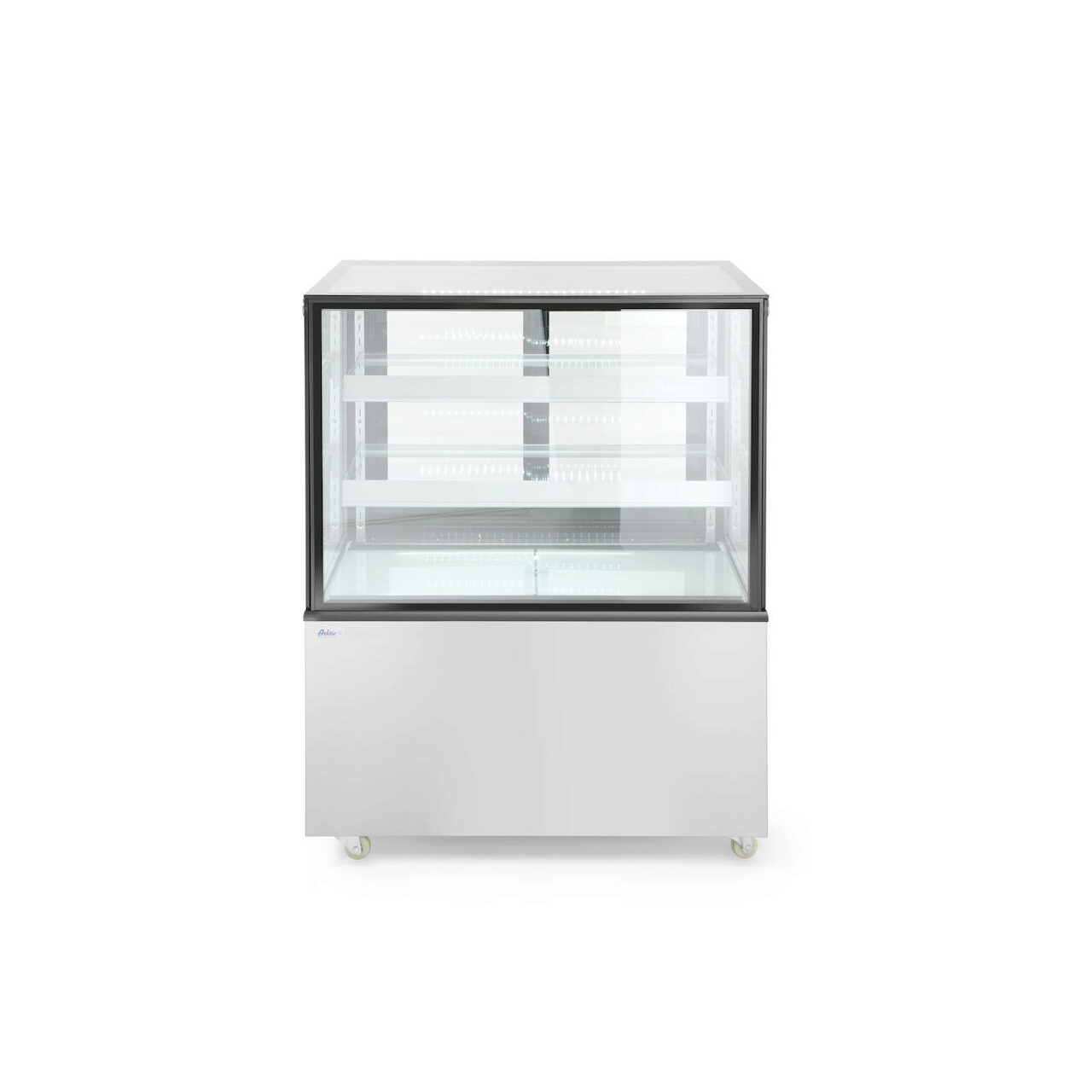 Vitrina frigorifica de prezentare interval temp. 2/6?C, corp inox, 410 litri, 490 W ARKTIC by Hendi, 1215x675x(H)1210 mm, Clasa energetica C [4]