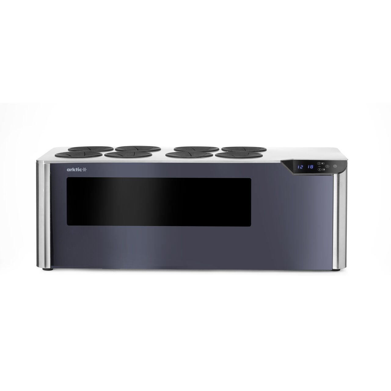 Racitor de vin pentru blat, 2 zone, Arktic, negru, 220-240V/50W, 800x350x(H)293mm [0]