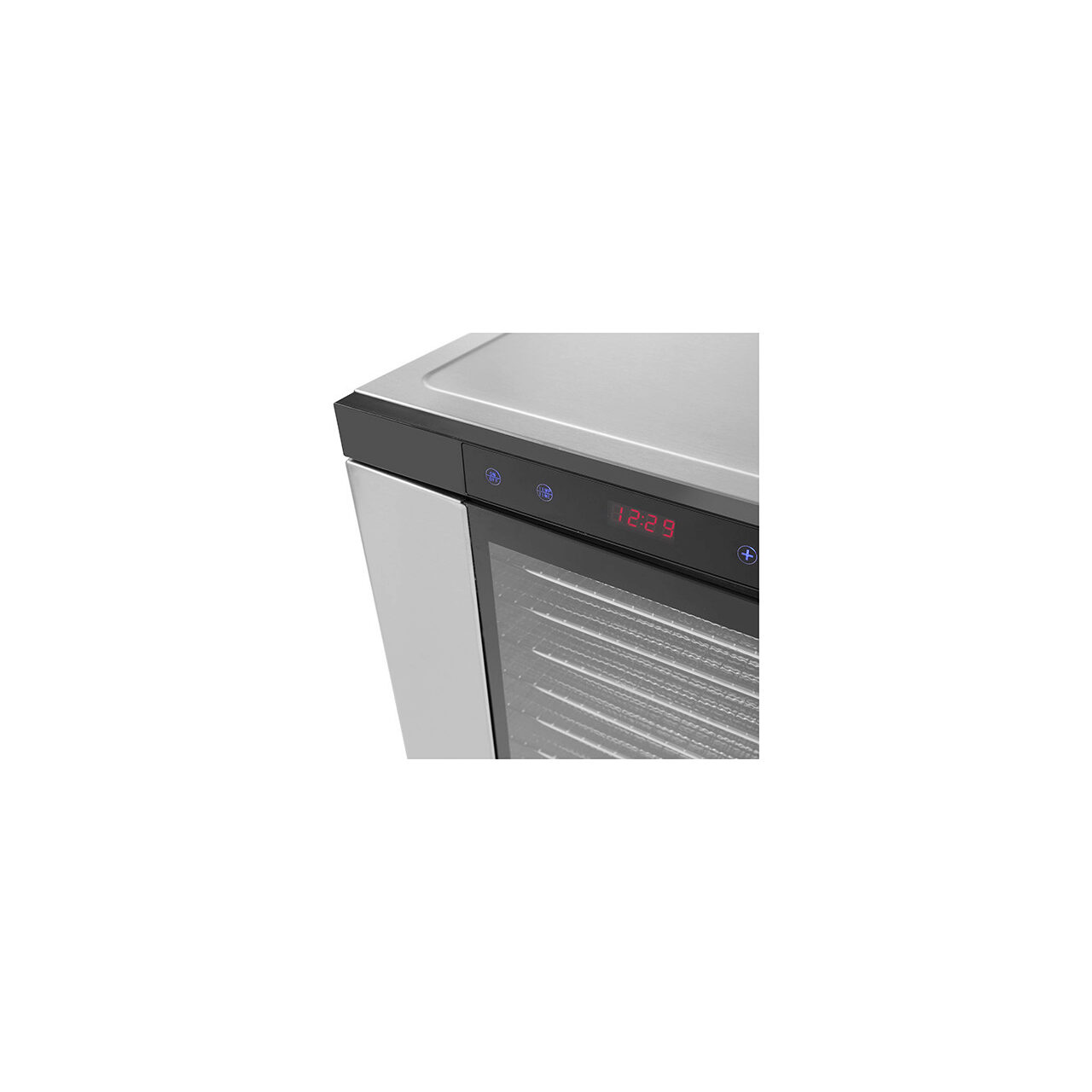 Deshidrator alimente Hendi Profi Line, 550 W, 6 tavi inox, temperatura reglabila 35-75 C, Gri, timer, panou de control digital [5]