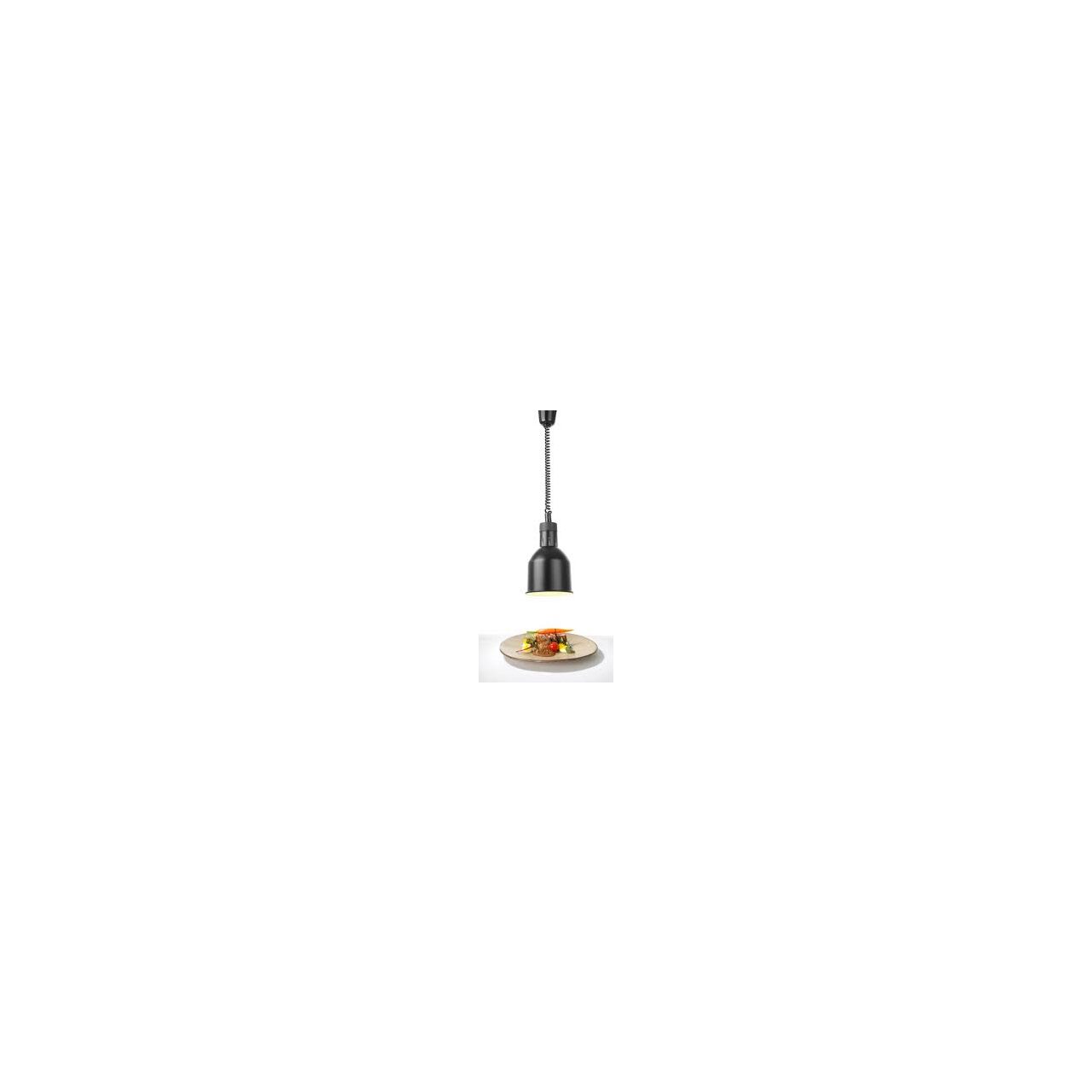 Lampa de incalzire cilindrica, culoare negru, ø175x(H)250 [1]