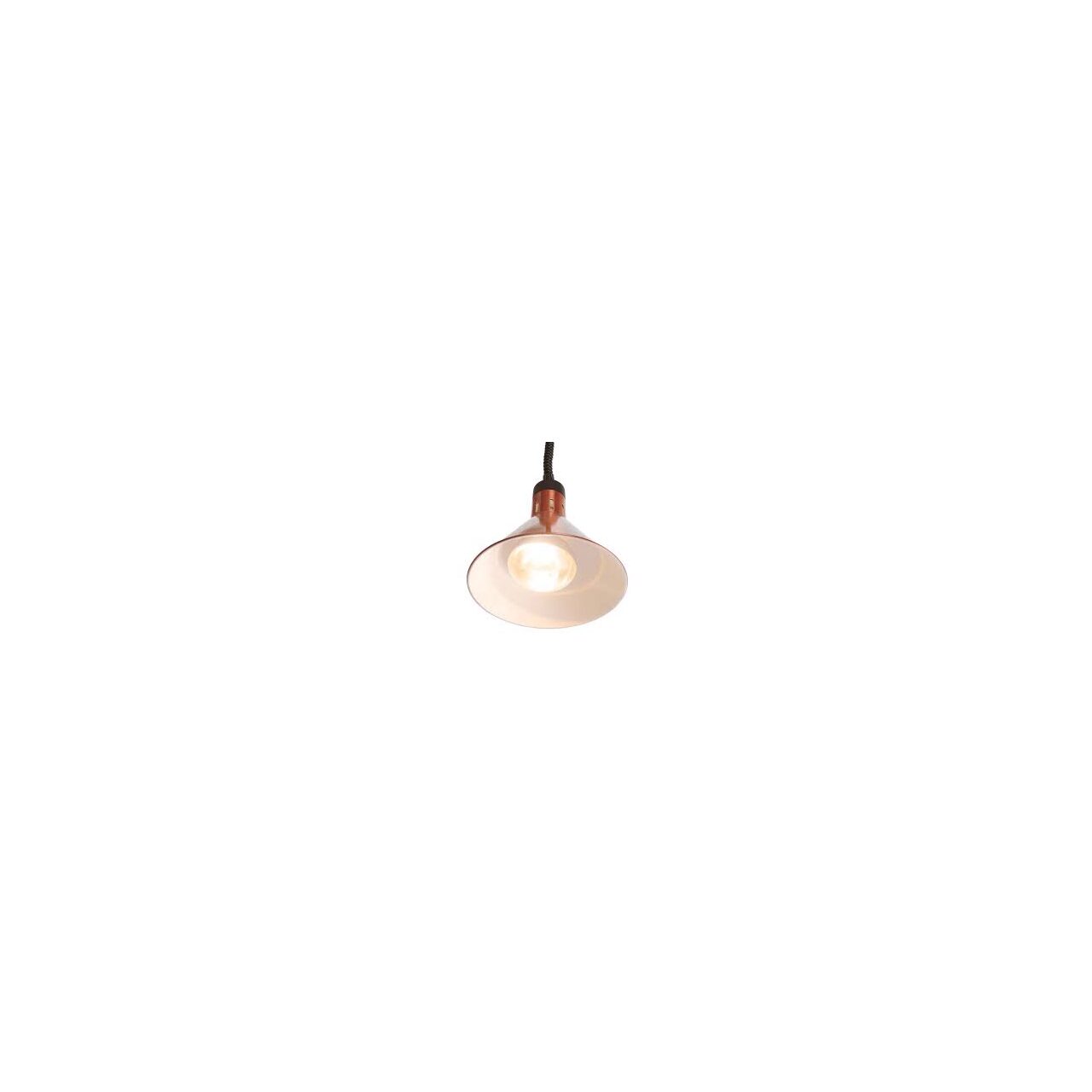 Lampa de caldura conica, finisaj cupru ø275x(H)250 mm, 230V, 250W [2]