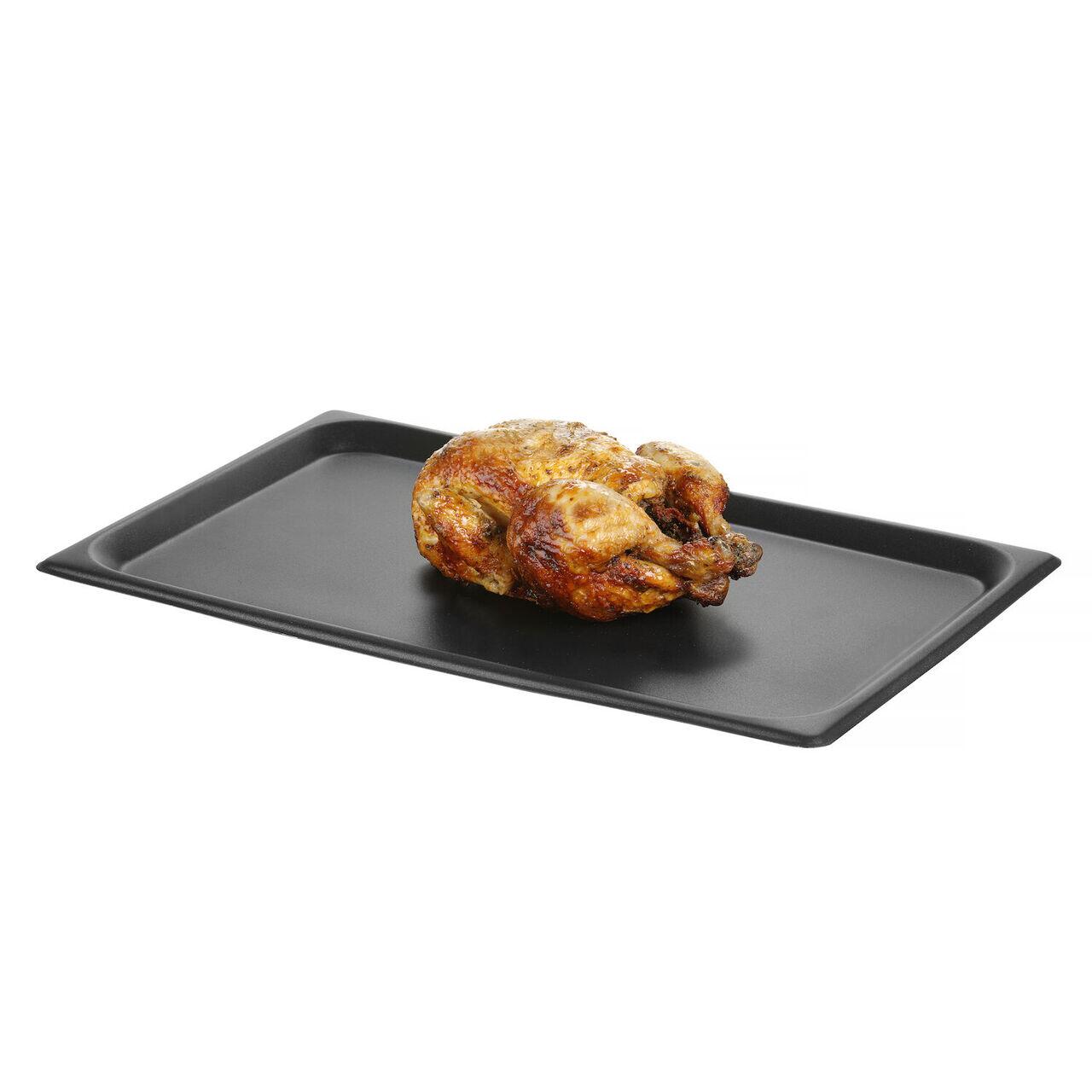 Tava cuptor cu strat antiaderent CONVECTOMAT ROAST, HENDI, GN 1/1, Negru, 530x325x(H)17mm [1]