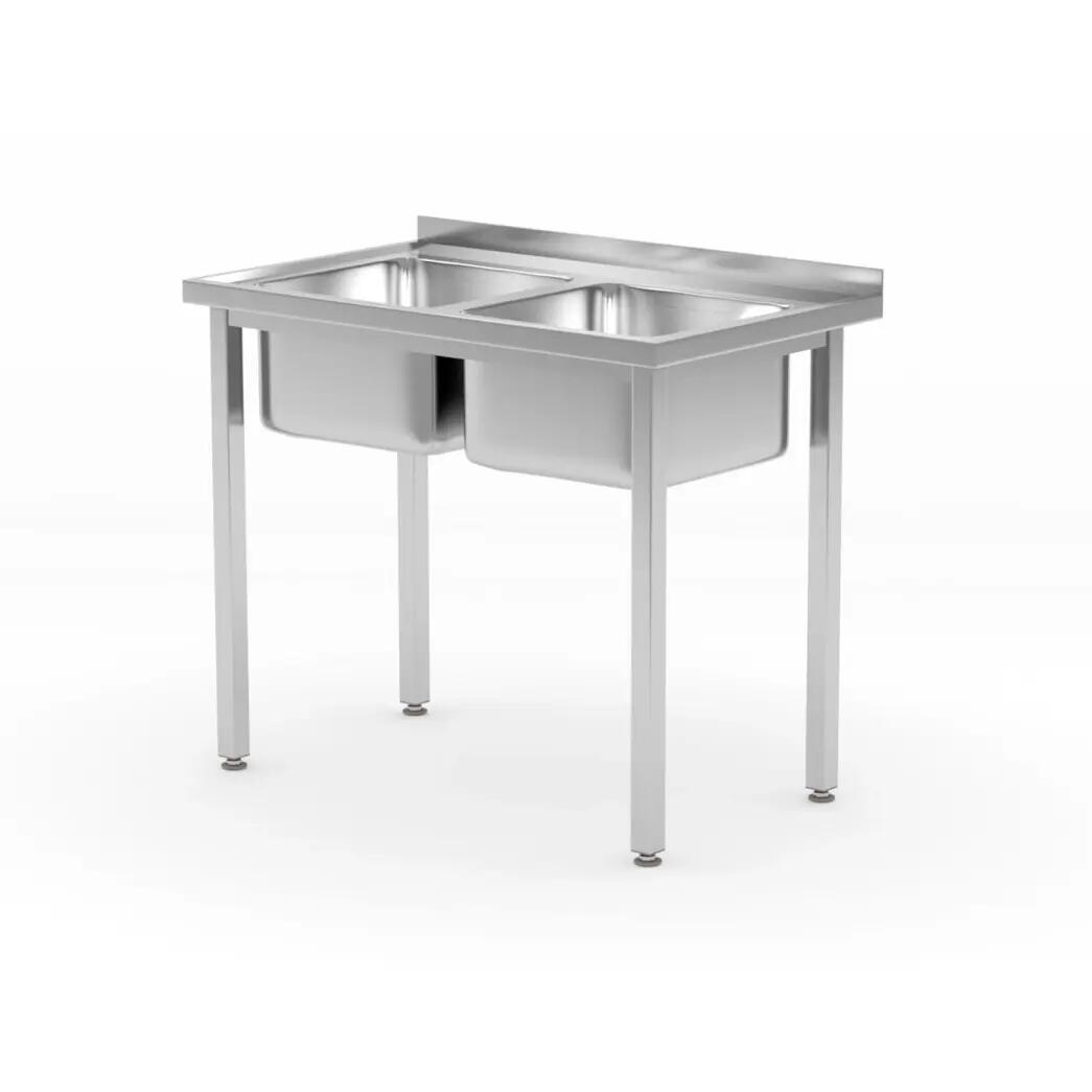 Spalator cu 2 cuve Buget line din otel inoxidabil Hendi , 1000x600x(H)850mm [1]