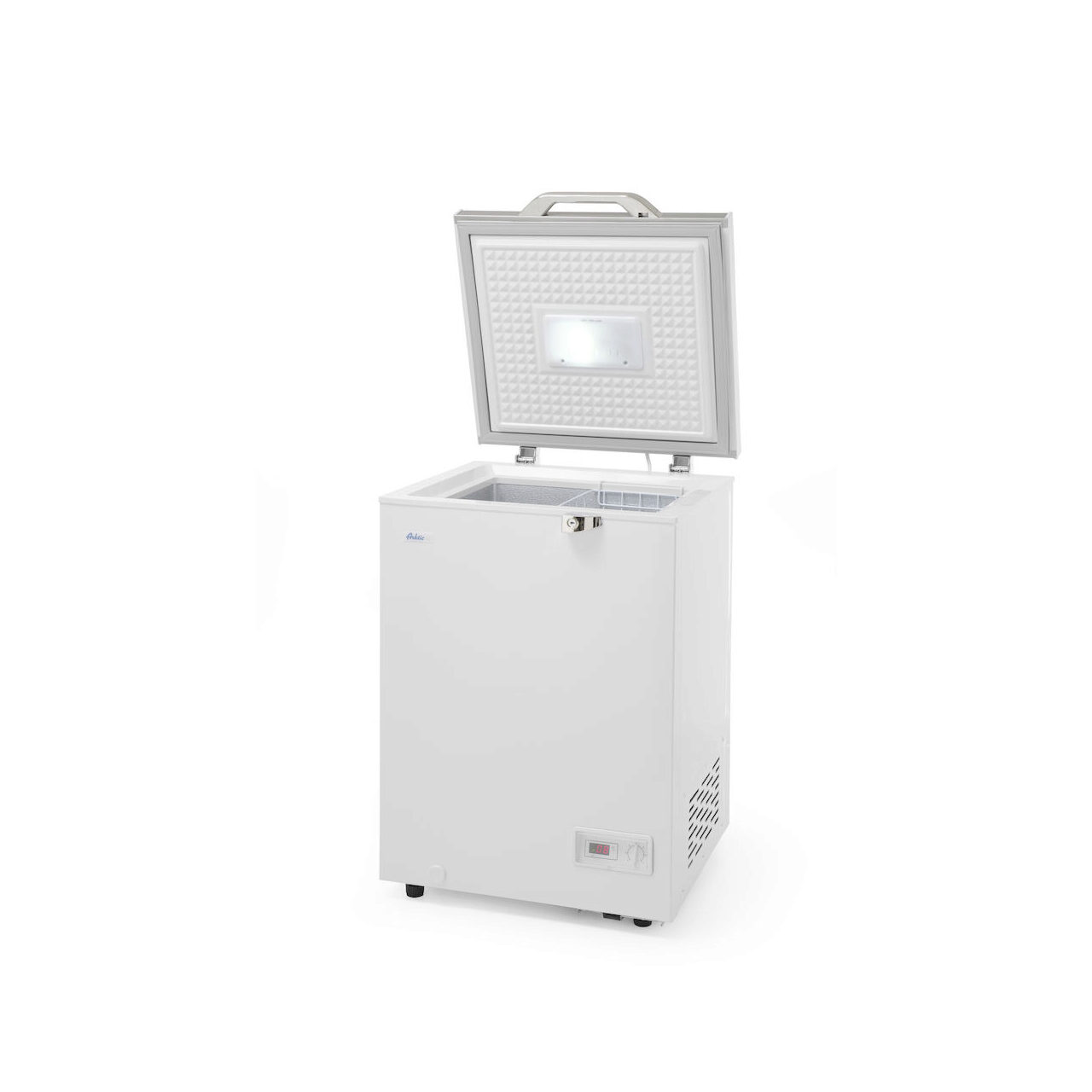 Lada frigorifica profesionala 93 L, interval racire -26 / -18 C, ARKTIC by Hendi, 65 W, corp aluminiu cu izolatie spuma de 70 mm, clasa energetica F, 574x608x845 mm, Clasa energetica F [3]