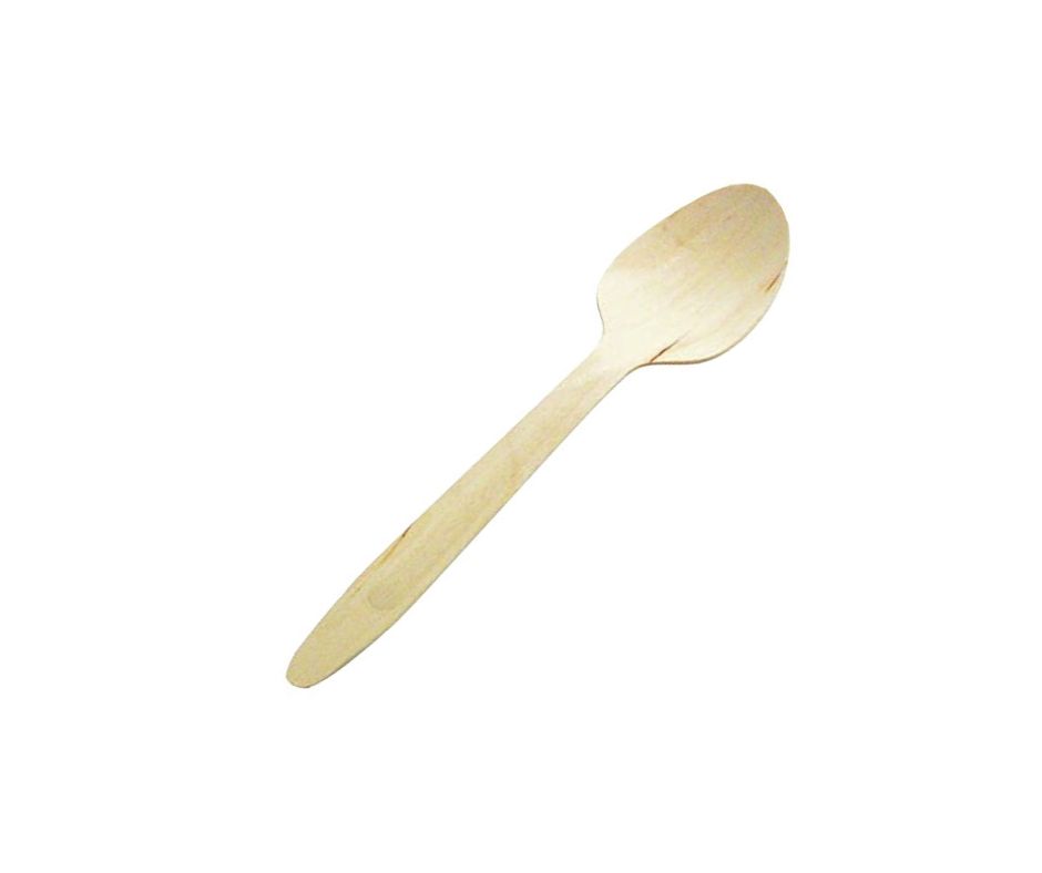 Unica folosinta - Linguri din lemn, 165 mm - 100 Buc / Set
