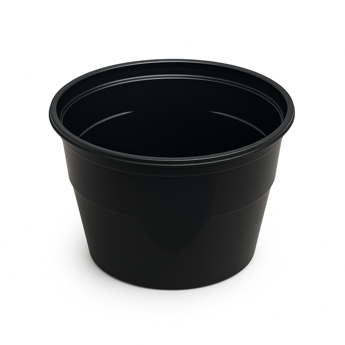 Bol supă PP 680 ml, negru, 50 buc/set [4]