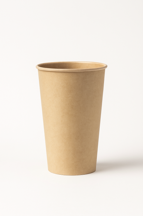 Pahar carton 16 oz NATUR pentru bauturi calde, 50 buc/set [1]