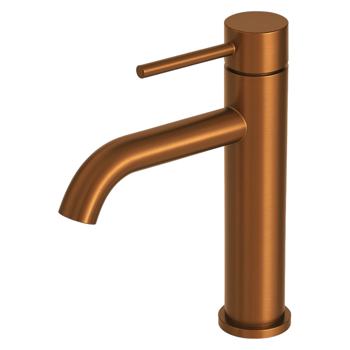 Baterie lavoar Balneo Cascade Model 1, monocomandă, inox AISI 304, finisaj Cupru (Copper) PVD, cartuș ceramic [2]