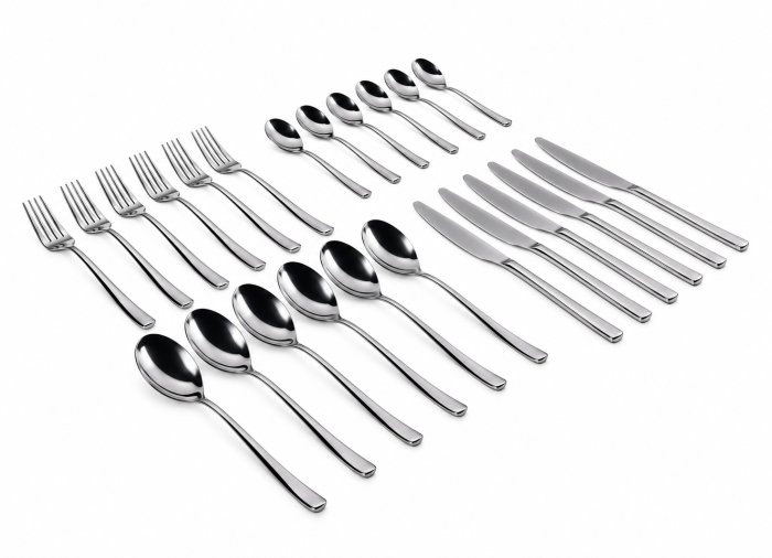 Set de tacâmuri din inox, 24 de piese Elegance [3]