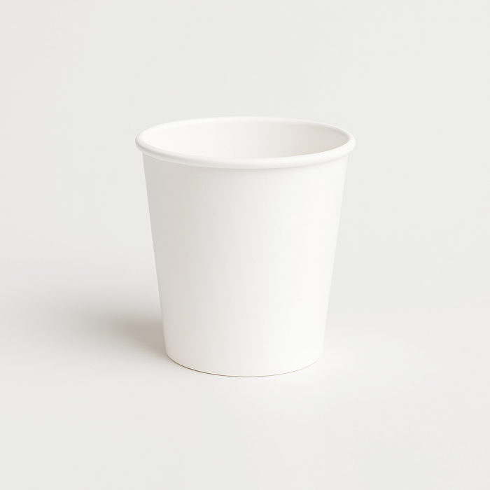 Pahar carton 8 oz ALB pentru bauturi calde/reci, 50 buc/set [2]