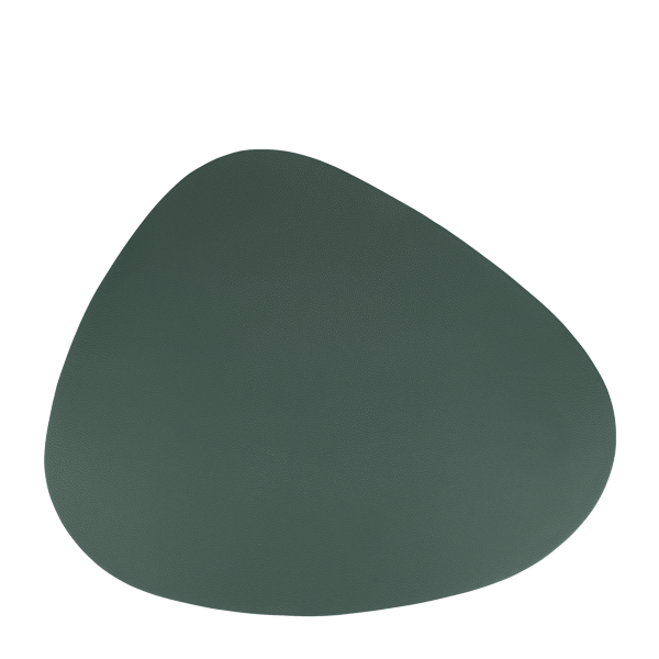 Suporti de masa din piele, asimetrice, VERDE, 44 x 37 cm - 6 Buc / Set [1]