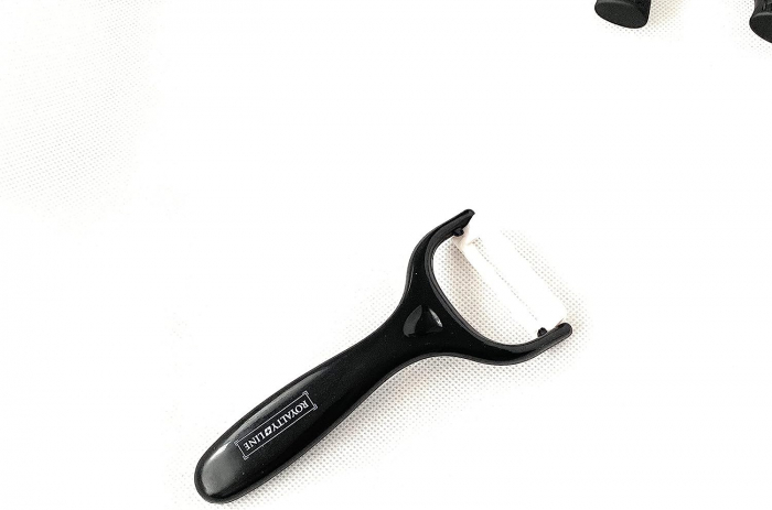Set 6 cutite royalty line switzerland, maner ergonomic, acoperire marmura, negru [5]