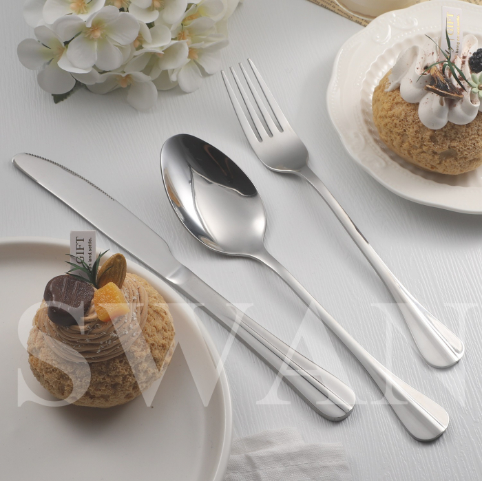 Furculiță din Inox – Baguette - 6 Buc / Set [1]