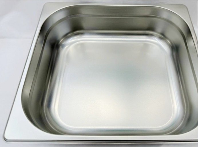 Tava inalta, Horeca din inox , pentru depozitare alimente 32.5x17.6x10 Cm [2]