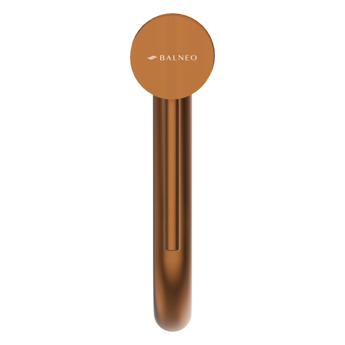 Baterie lavoar Balneo Cascade Model 1, monocomandă, inox AISI 304, finisaj Cupru (Copper) PVD, cartuș ceramic [5]