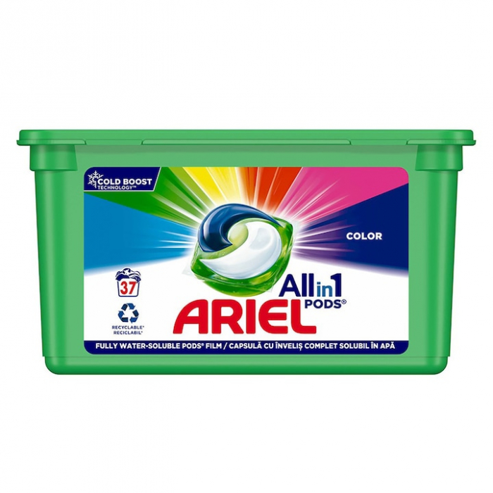 Ariel detergent capsule 37buc all in 1 pods color [1]
