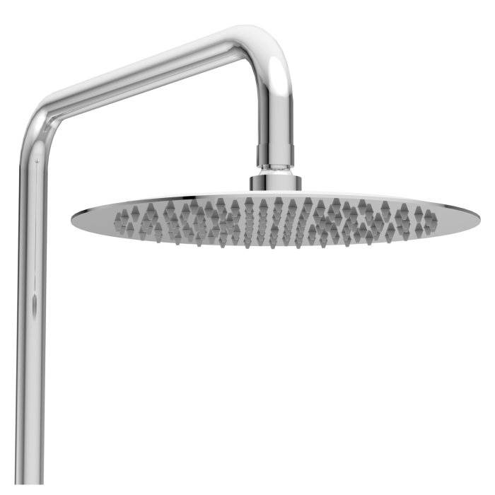 Baterie De Dus, Balneo, Corp Din Otel Inoxidabil Aisi 304, Cartus Ceramic, Diametru 35 mm, Dus Rotativ 90° Cu Comutator De Functii, Perlator Economisitor De Apa, 150 mm x 560 mm x 1016 mm, Crom [5]