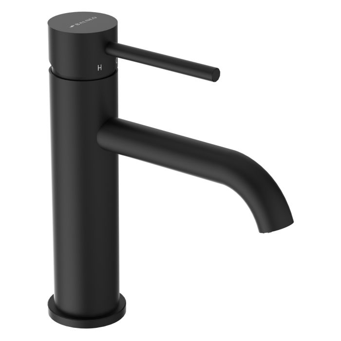Baterie lavoar Balneo Cascade Model 1, monocomandă, inox AISI 304, negru mat, cartuș ceramic [4]