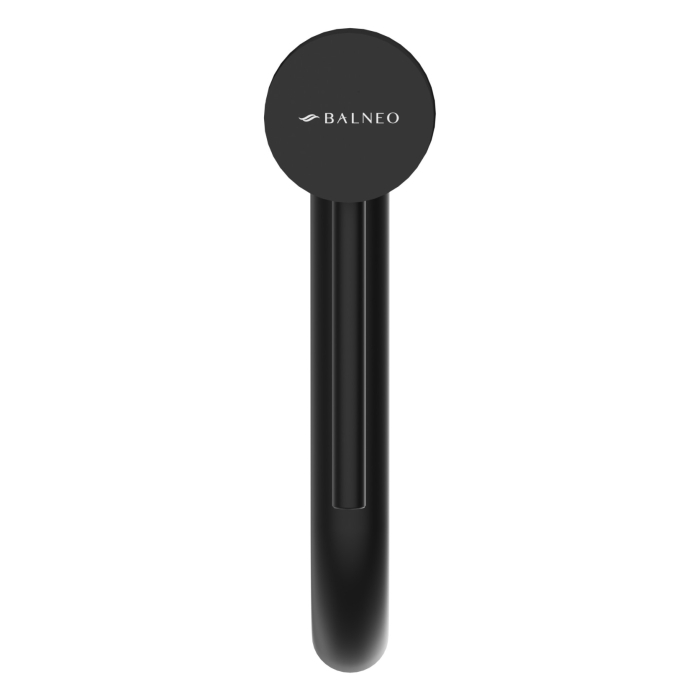 Baterie lavoar Balneo Cascade Model 1, monocomandă, inox AISI 304, negru mat, cartuș ceramic [3]