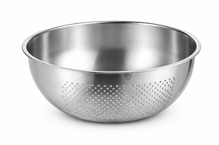 Bol cu Sită din Inox – Ø 24 cm - 2 Buc / Set [2]