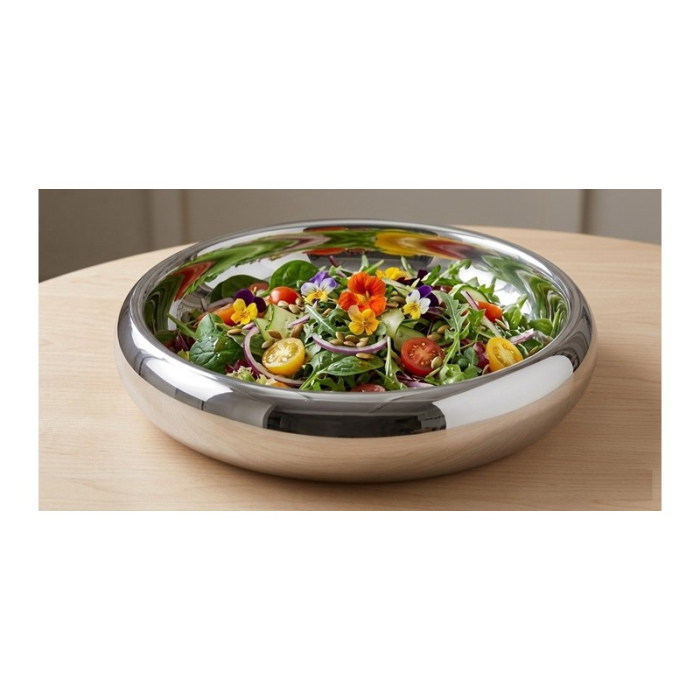 Bol pentru salată din inox, cu pereți dubli, Ø 26 cm [2]