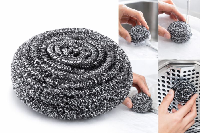 Burete vase inox 7 x 7 x 3 cm [2]