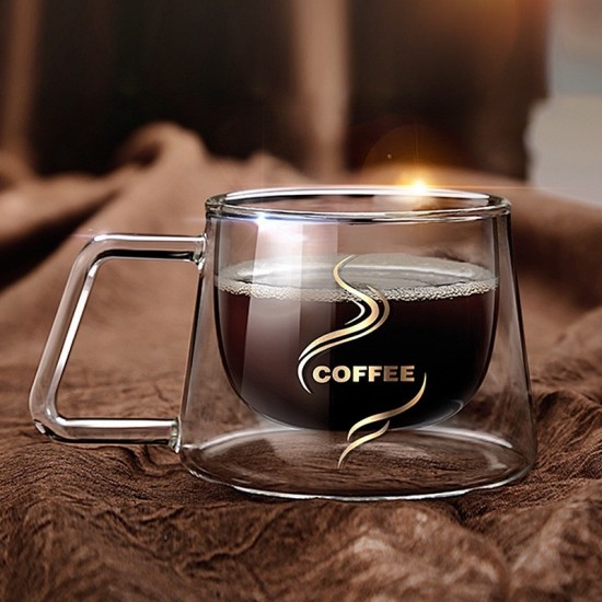 Cana cafea sticla perete dublu 200ml [3]