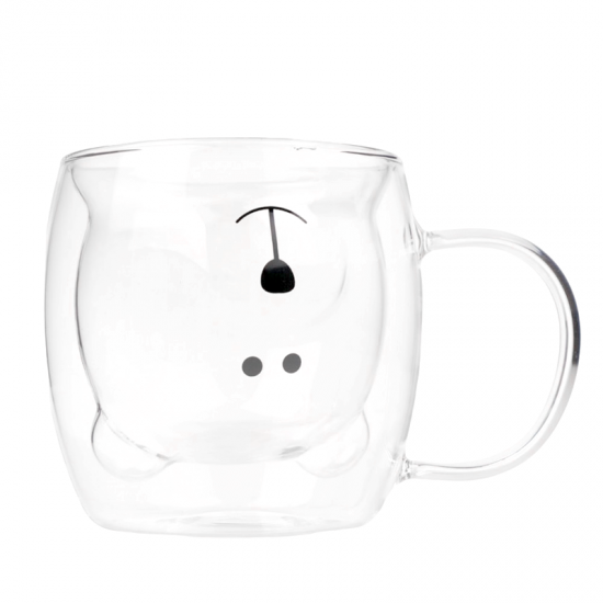 Cana cafea sticla perete dublu 260ml wow [1]