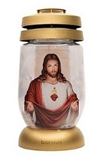 Candela bolsius din sticla bo 3l-hr hristos [2]