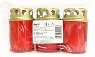 Candela cu capac v1-50e a3 rosu 3buc/set [2]